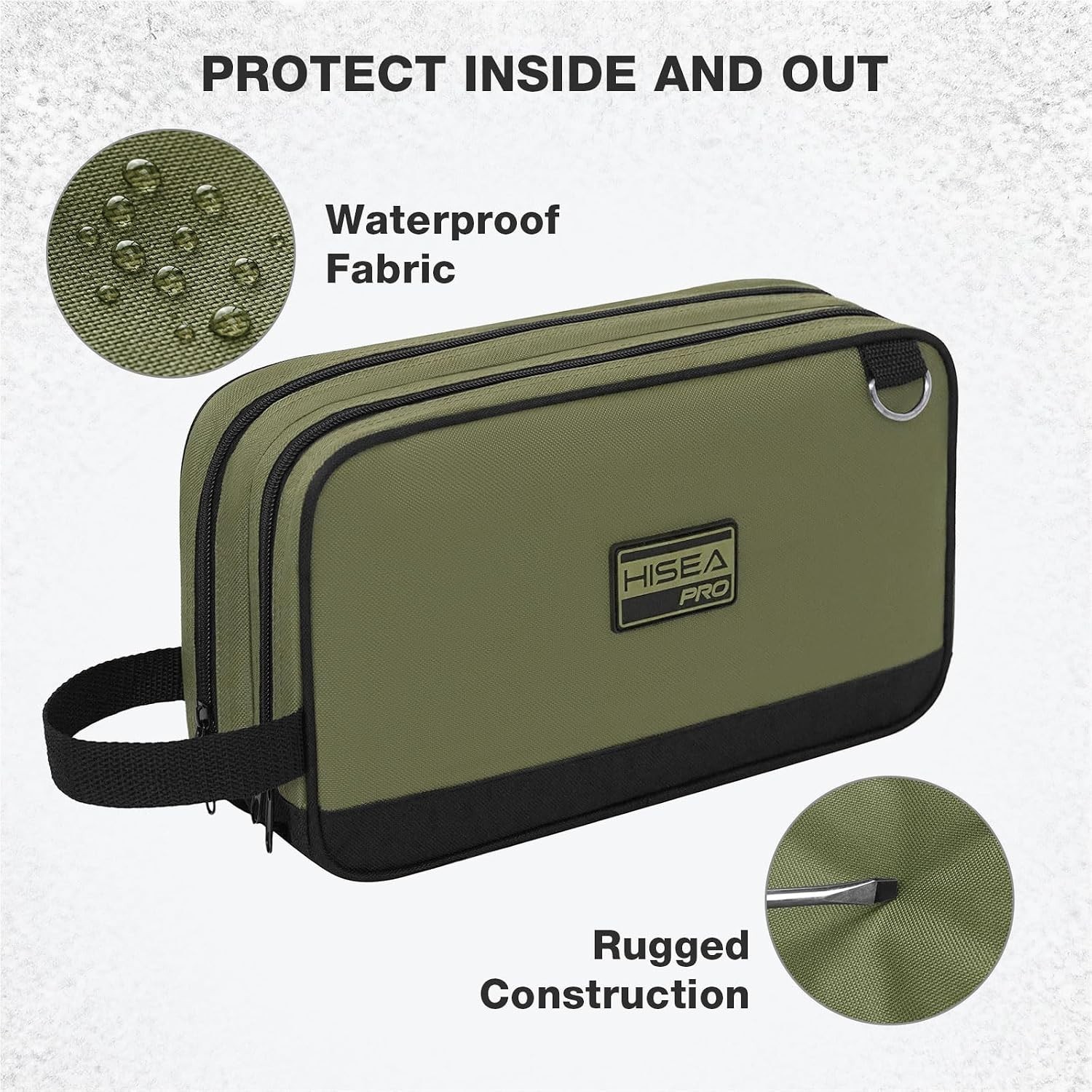 Small Tool Bag, 12 Inch Tool Pouch with 2 CompartmentsBag for Electrican, Mechan