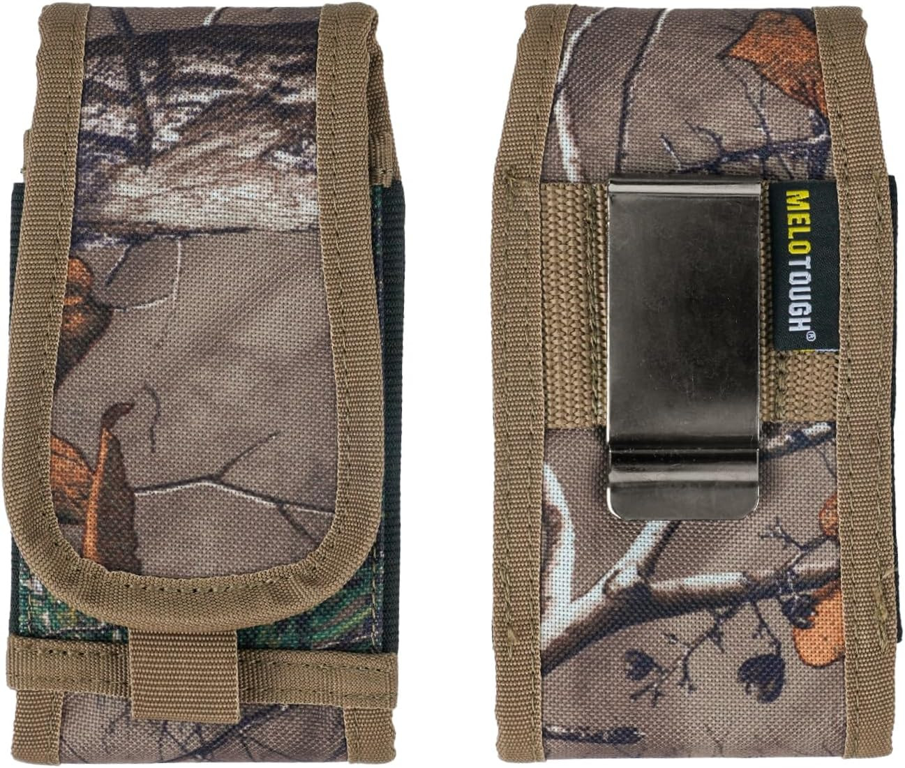 Heavy-Duty Camouflage Tool Belt with Suspenders for Electricians and Carpenters