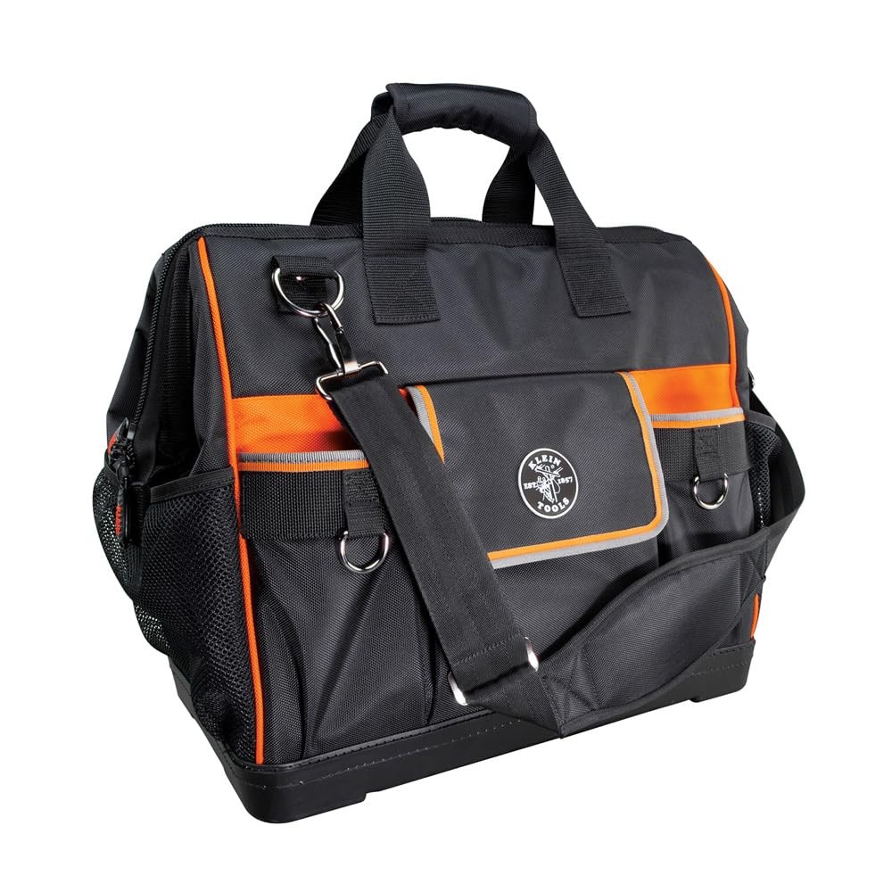 Klein Tools 55469 Tradesman Pro Wide-Open Tool Bag Made Of 1680 Ballistic Weave