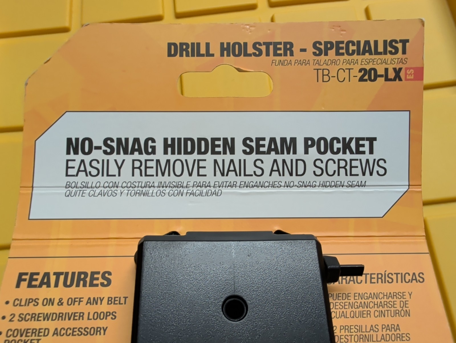 ToughBuilt TB-CT-20-LX Drill Holster Tool Pouch Belt Cliptech 15 Pockets & Loops