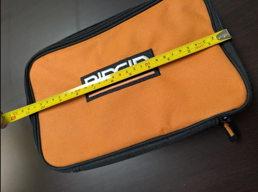 RIDGID Flat Tool Bag 2 Pack 11x8x3 Contractor Storage Organizer New