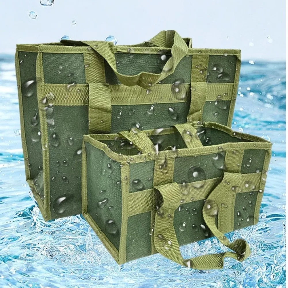 High Strength Handheld Tool Bag Portable Canvas Garden Storage Bag Lightweight D