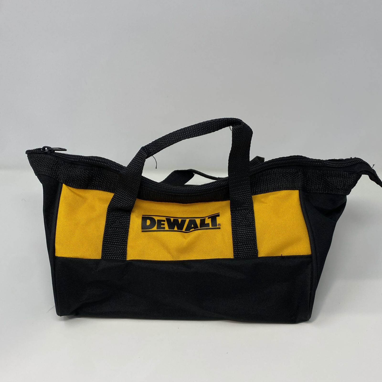 DEWALT 12″ Soft Mini Tool Bag, Black/Yellow