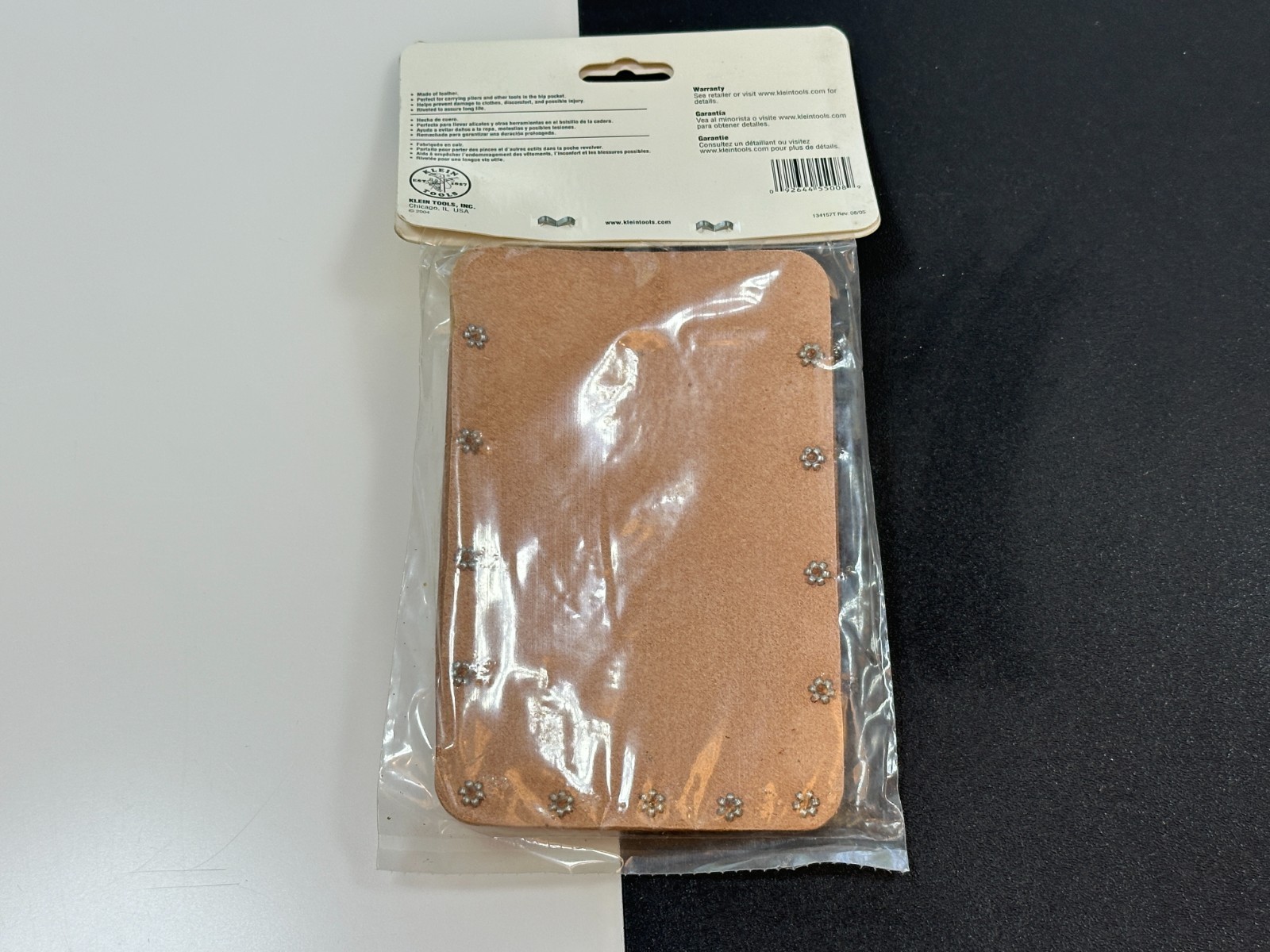 🇺🇸 Klein Tools USA 5111 Single Pocket BROWN (Rare) Leather Tool Pouch, NOS NEW
