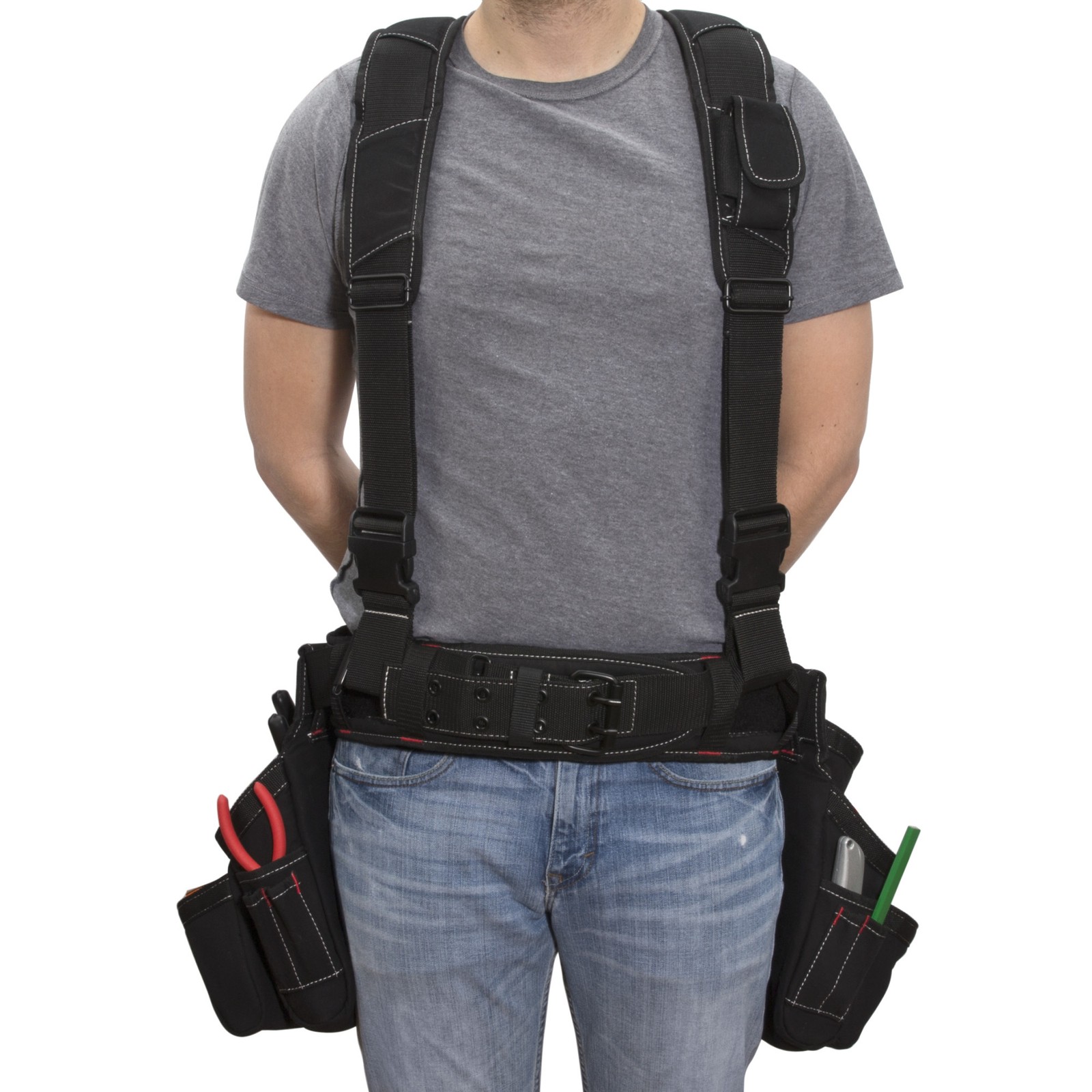 Carpenter Framer Rig Tool Belt Pouch 4 piece Dickies 57077