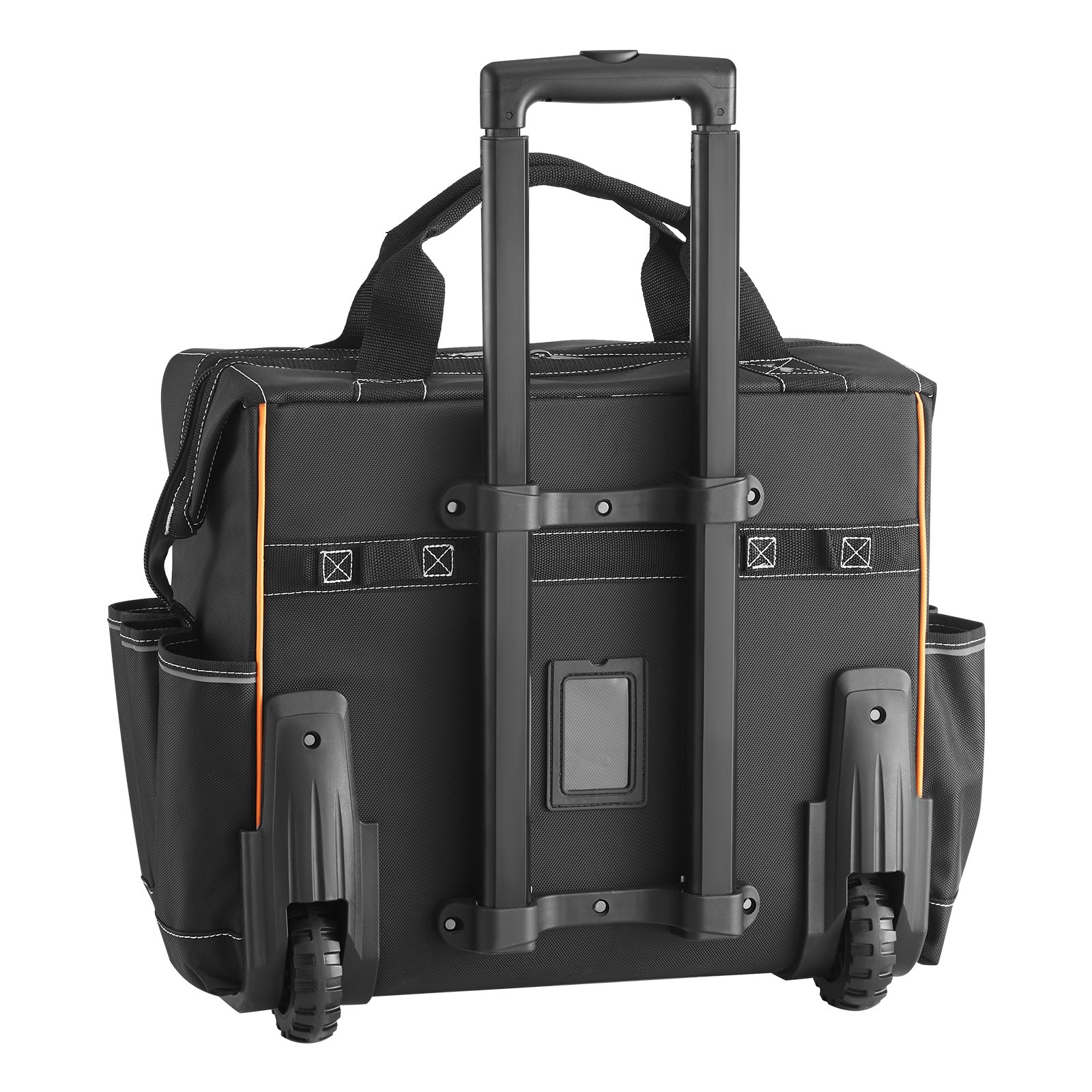 Uimoso Rolling Tool Bag with 25Pockets and Telescoping Handle for Heavy Duty Use