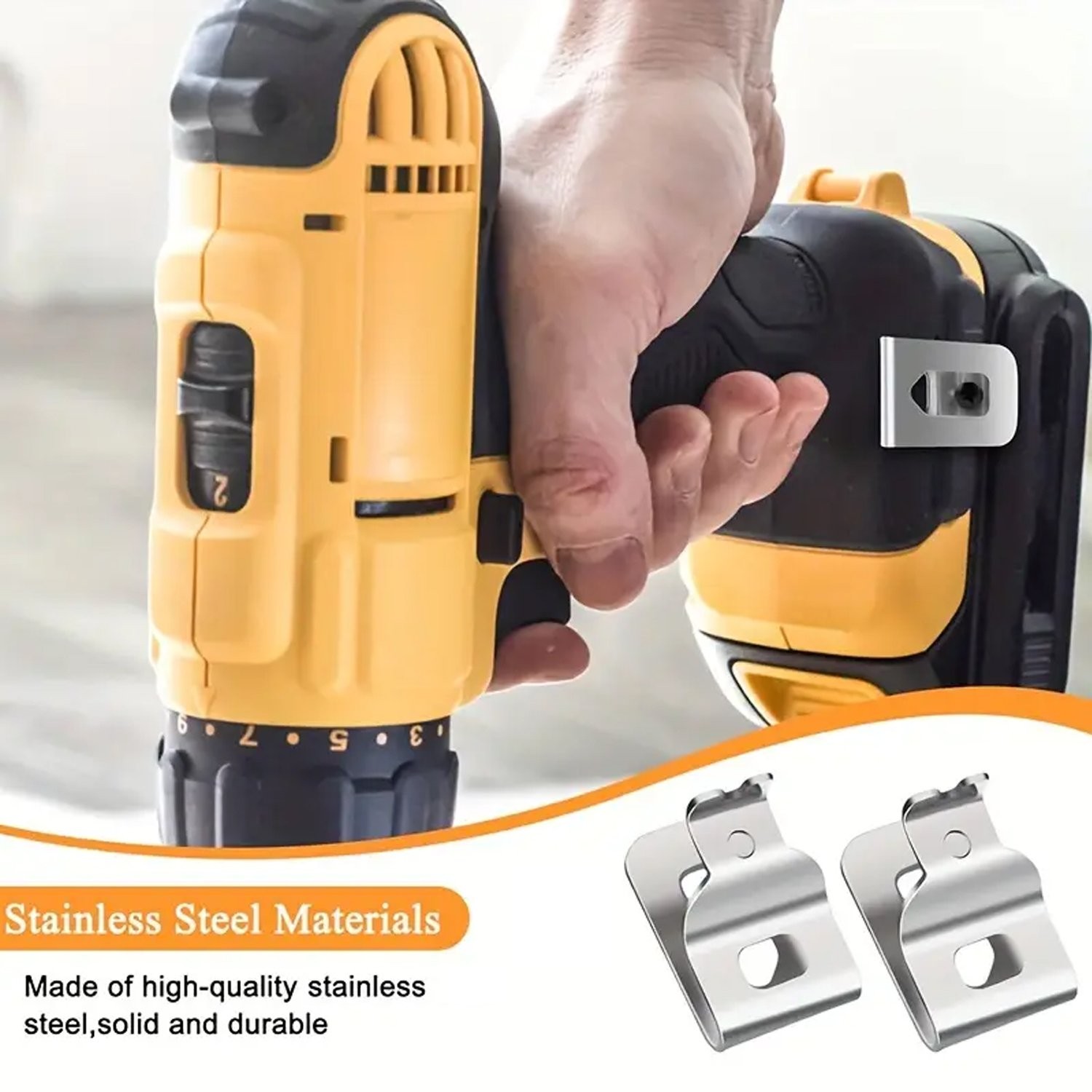 10pcs Replacement Belt Clip For Dewalt Hook & Screw for Drill Impact Driver