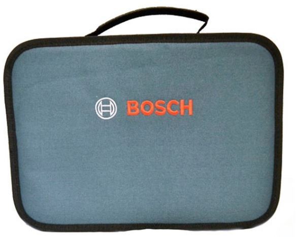 Bosch 2610034021 Small Contractor Tool Bag 12x9x3 Soft Shell Storage Case