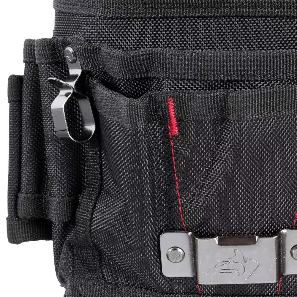 9-Pocket Black Maintenance Tool Pouch