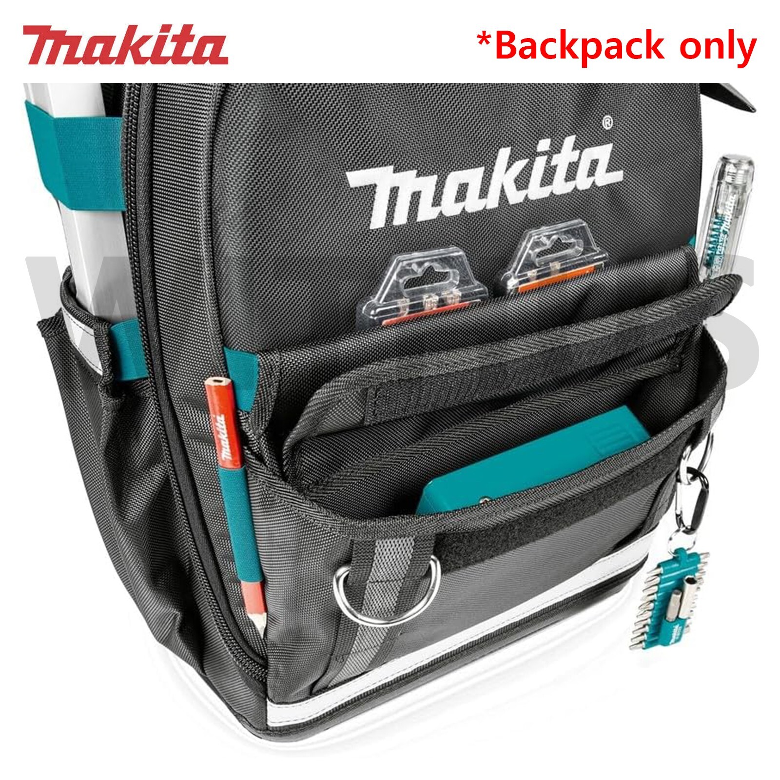 Makita E-05511 Backpack Tool Organiser 22.3L Capable of holding up to 50 tools