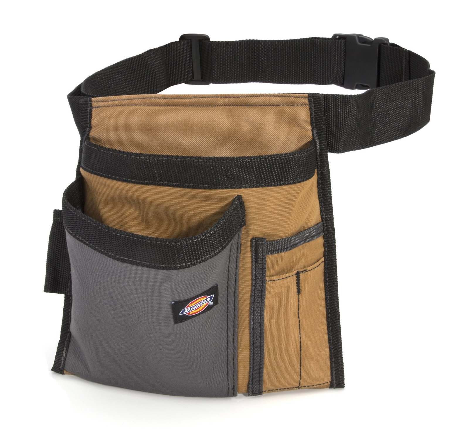 Dickies 5-Pocket Single Side Tool Belt Pouch/Work Apron for 1 Unit, Tan