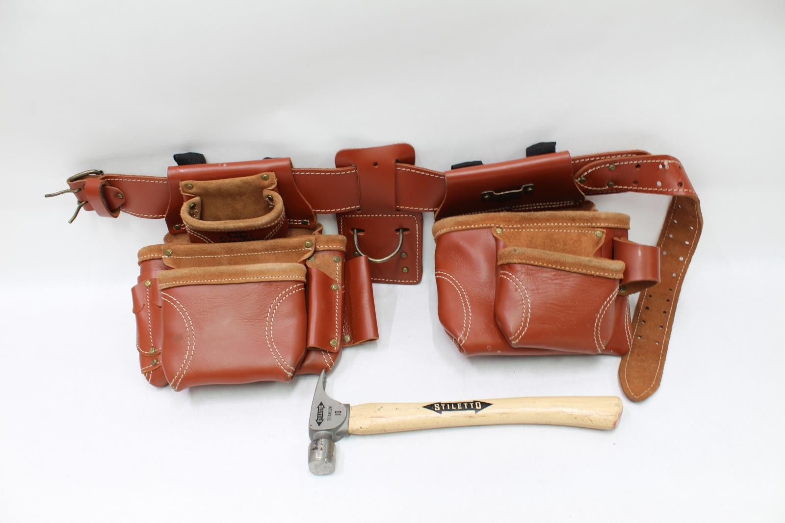 CLC 4-Piece 15 Pocket Top-of-the-Line Pro-Framer’s Combo System w/ Hammer, 21448