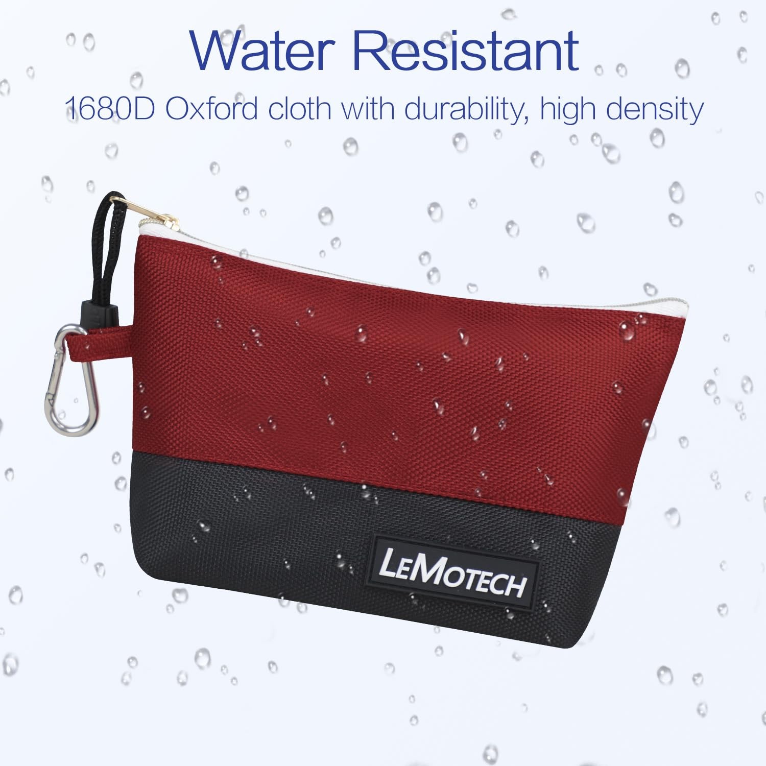 Tool Pouches with Zipper, Water Resistant Small Tool Bags, 1680D Oxford Utili…