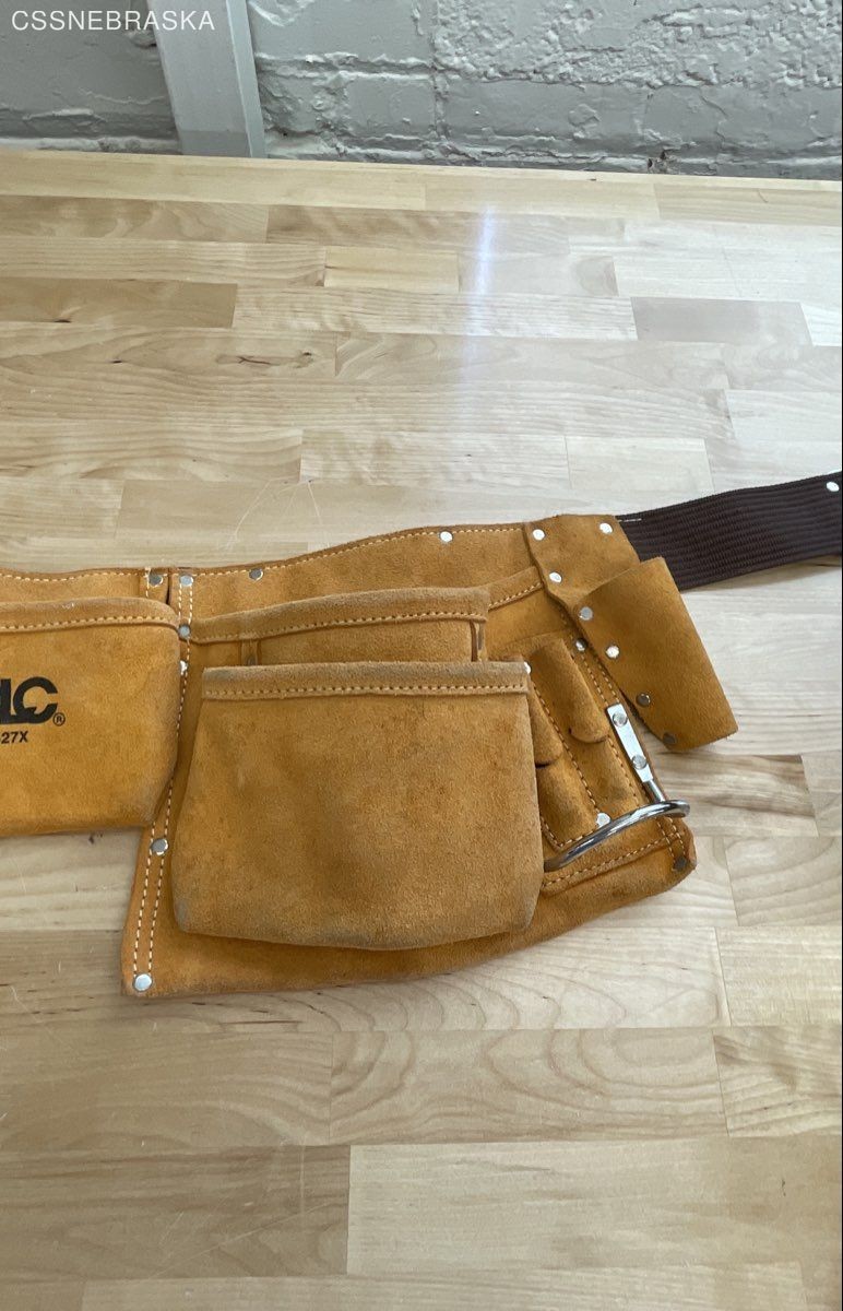 CLC 1427X Suede Leather Professional 12 Pocket Tool Belt Carpenter Work Apron
