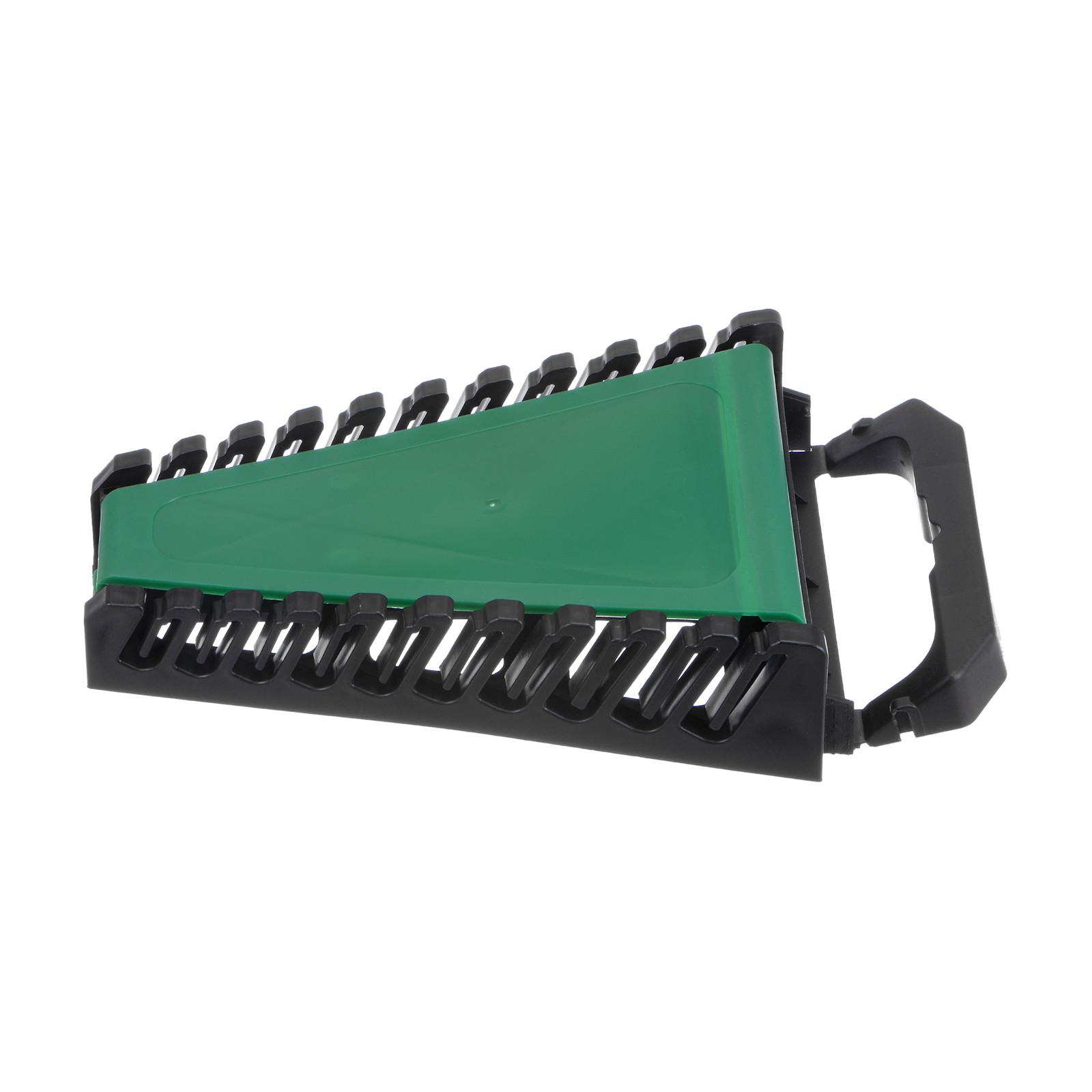 Wrench Organizer Rack 10 Slots 6.9″ x 5.2″ ABS Plastic Tool Holder with Handle
