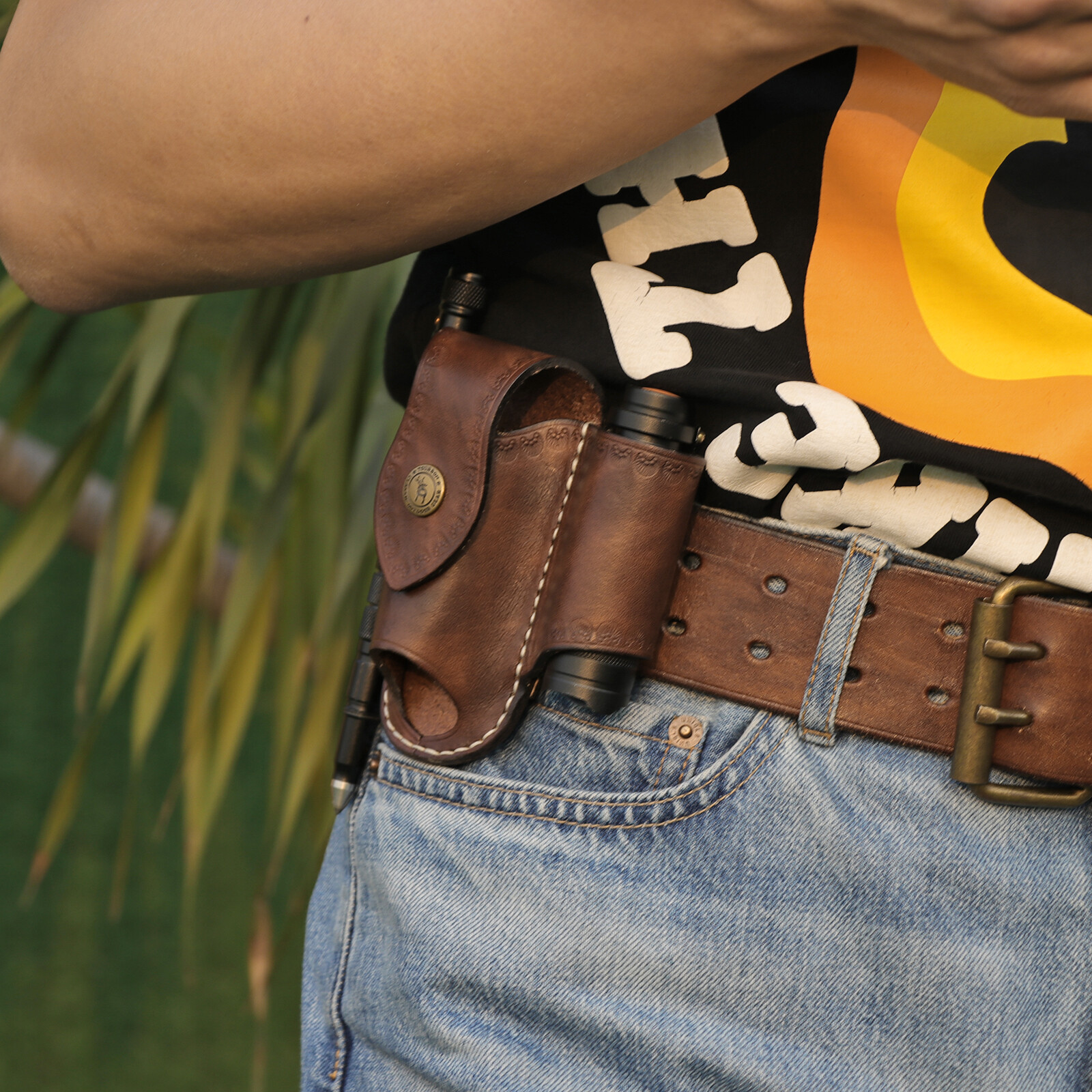 Leather Knife Sheath EDC Pliers Belt Pouch Knives Holster-Special Offer