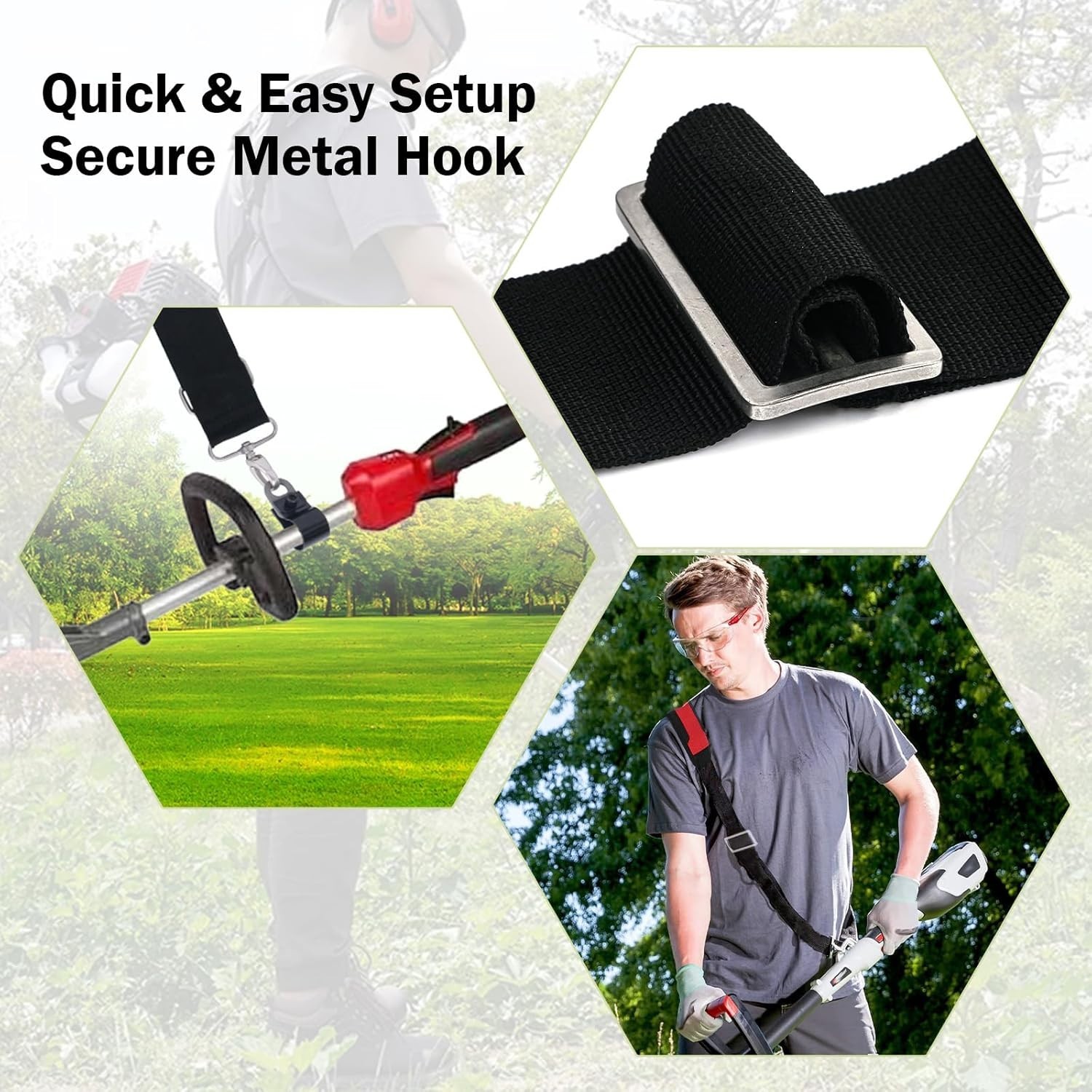 Ergonomic Shoulder Strap for EGO Power+ & M-ilwaukee Tools – Anti-Fatigue Design