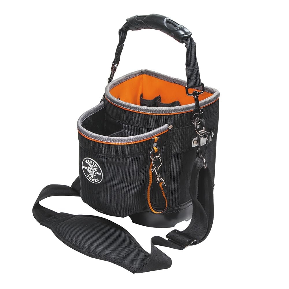 55419SP14 Tool Bag with Shoulder Strap Has 14 Pockets for Tool Storage, Can F…