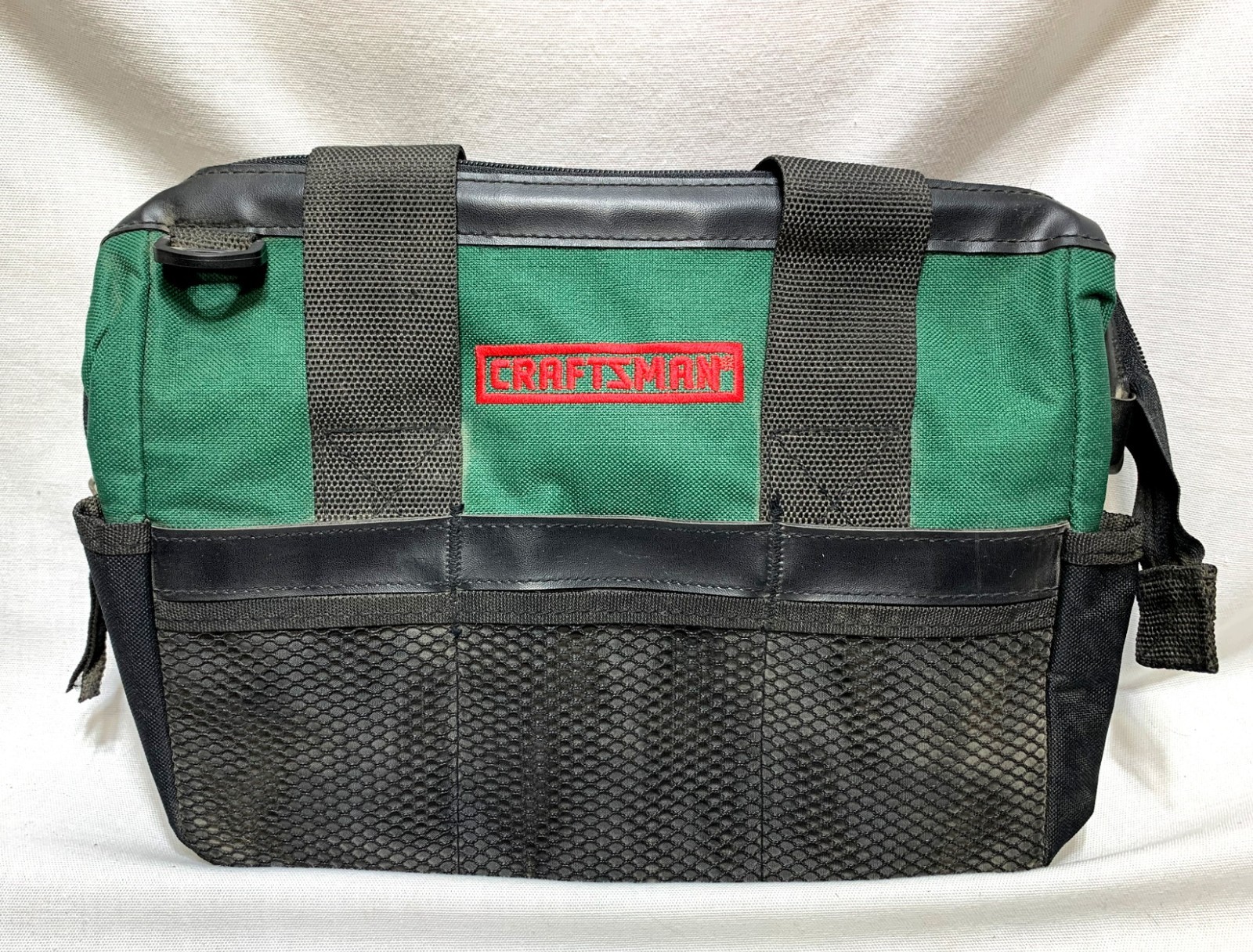 Craftsman 17 Pocket Soft Tool Bag Green 12″ x 8″ x 10″ High w/ Carrying Strap