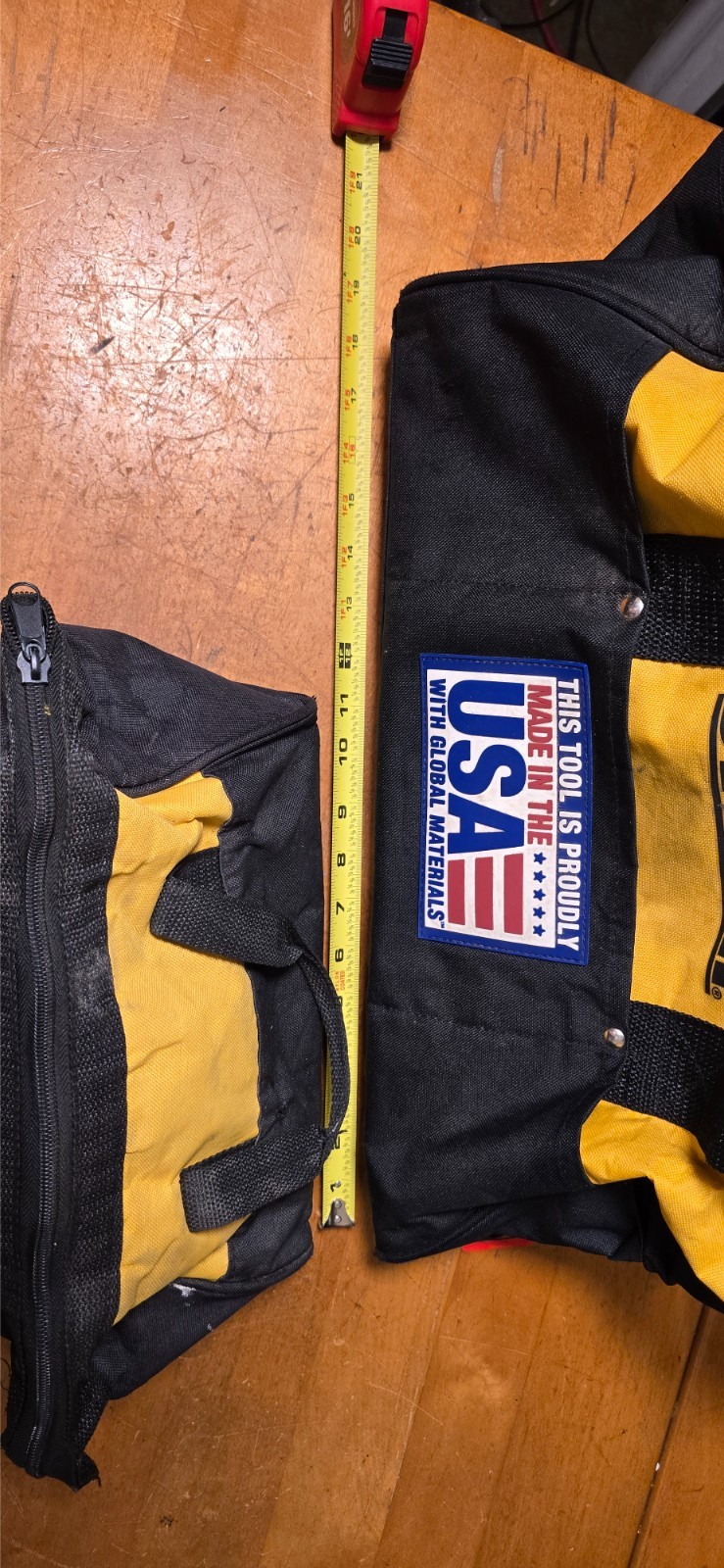 DEWALT Tool Storage Bags 19″ & 11″ Heavy Duty Tool Bags Lot of 2