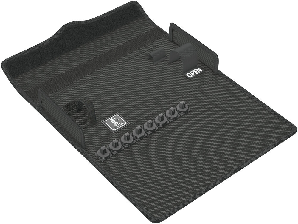 Wera 136411, 9471 Textile Box Safe-Torque, For Up To 10 Pcs, Empty,240x47x148mm