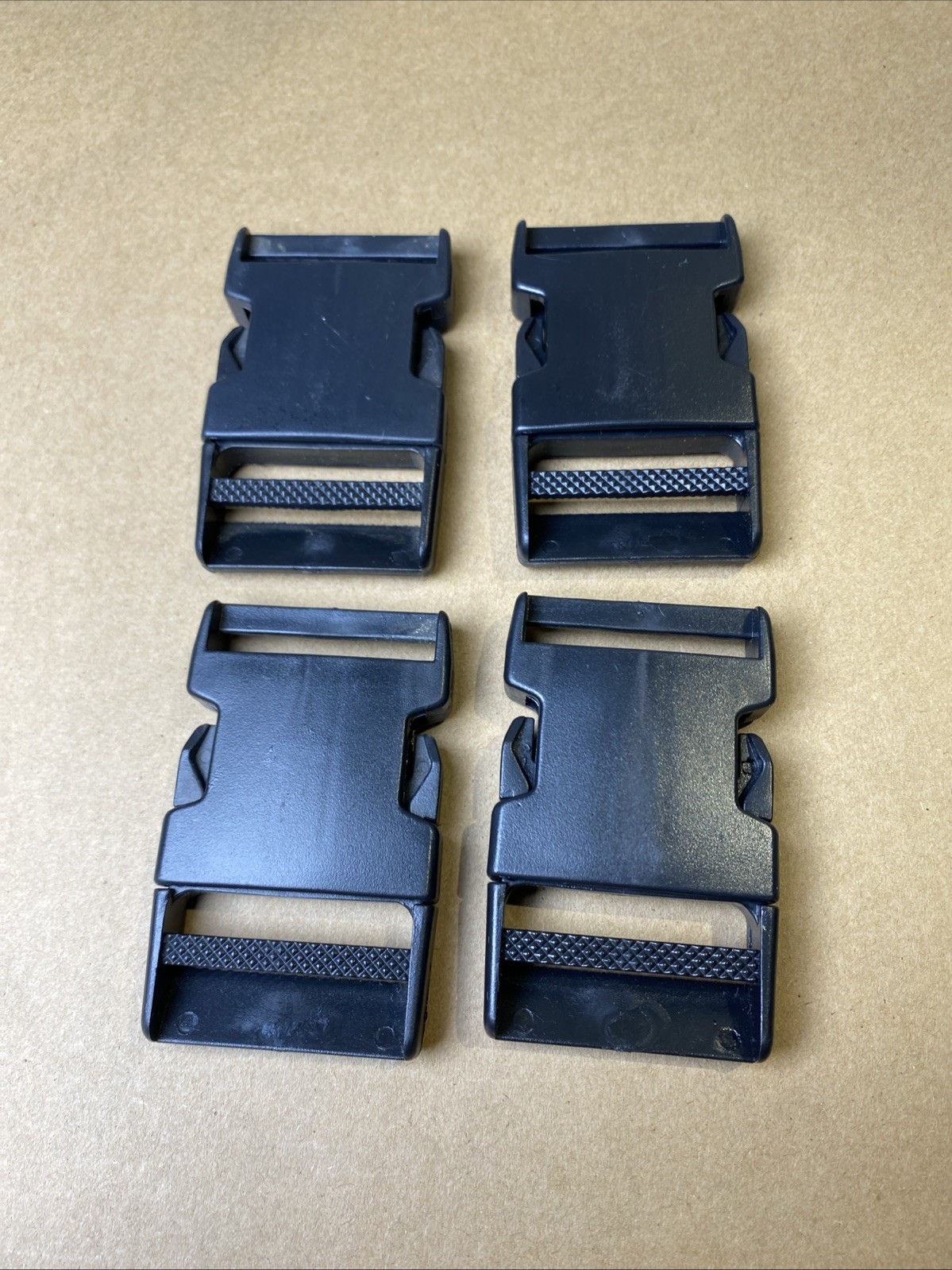 4PCS 1 3/4 Inch Plastic Buckle Heavy Duty Dual Adjustable Side Quick Release