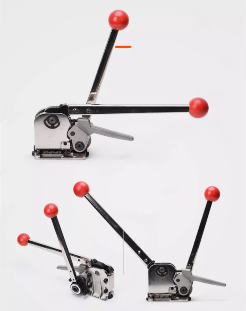 No-Tie Steel Band Baling Machine: Manual, Hand-Held Steel Band Baling Machine