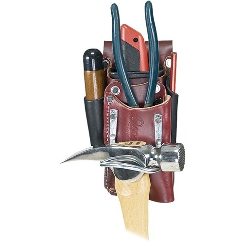 Occidental Leather 5520 5-in-1 Sturdy American Leather Tool Holder, 3.5″ x 7.75″