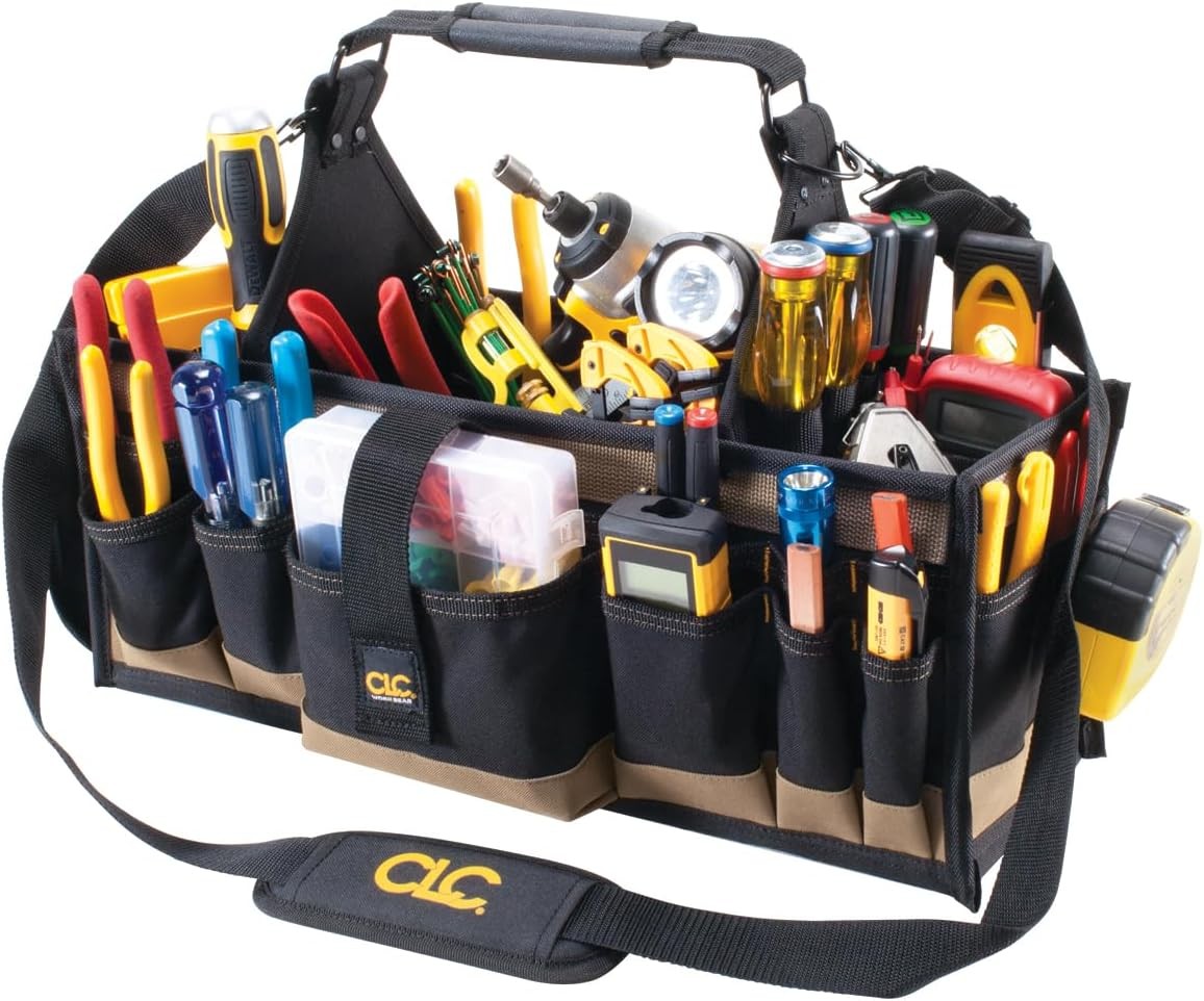 GEAR 1530 Electrical and Maintenance Tool Carrier, 43 Pocket, Black