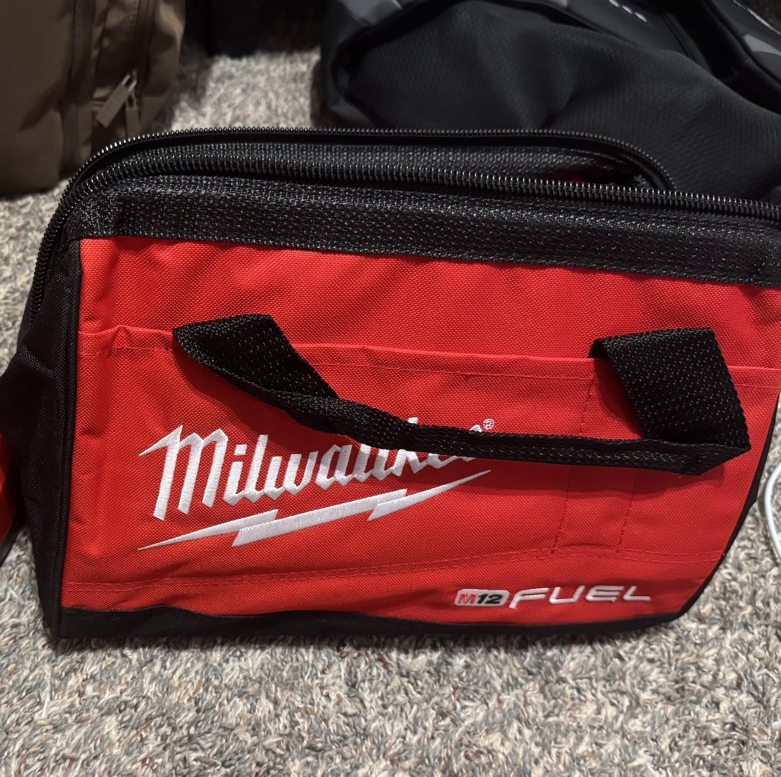 New Milwaukee FUEL M12 13″ x 10″ x 9 Canvas Drill, Tool Bag/Case For M12 18 Volt