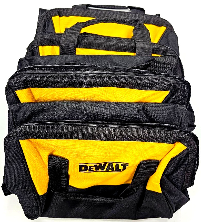 (4) Dewalt Tool Bags / Case 13″ x 10″ x 9″ Canvas For 20V Drill, Battery, Saw
