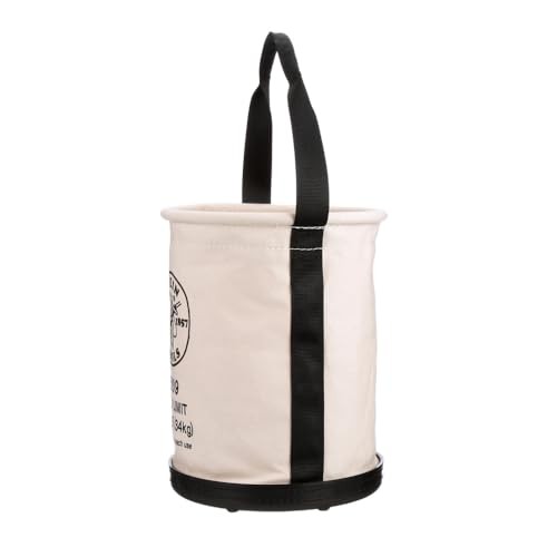 5109 Canvas Bucket, Wide-opening Straight-wall Tool Bucket Is Made O