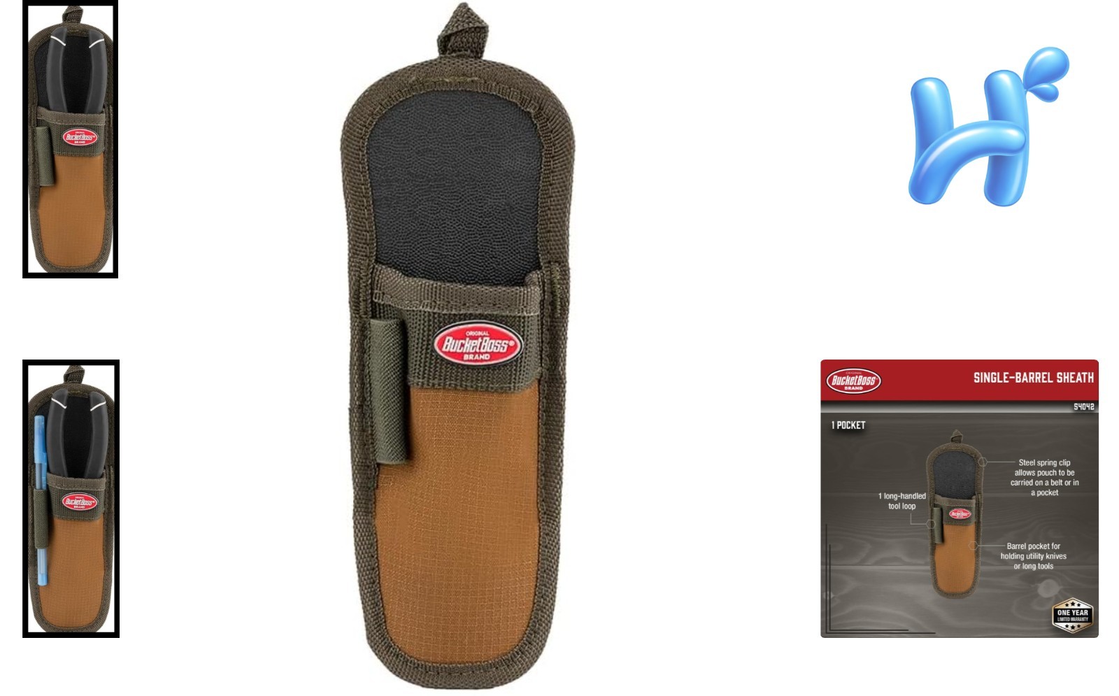 Lightweight Utility Knife Pouch with Spring Clip – Ideal for Busy Professionals