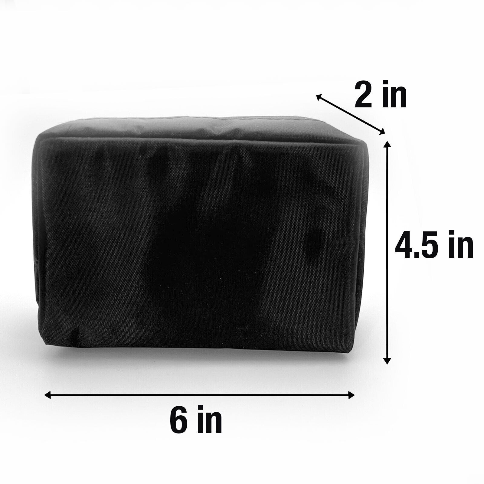 Small Tool Pouch Zipper Utility Multipurpose Travel Storage Bag Tote 6×4.5×2