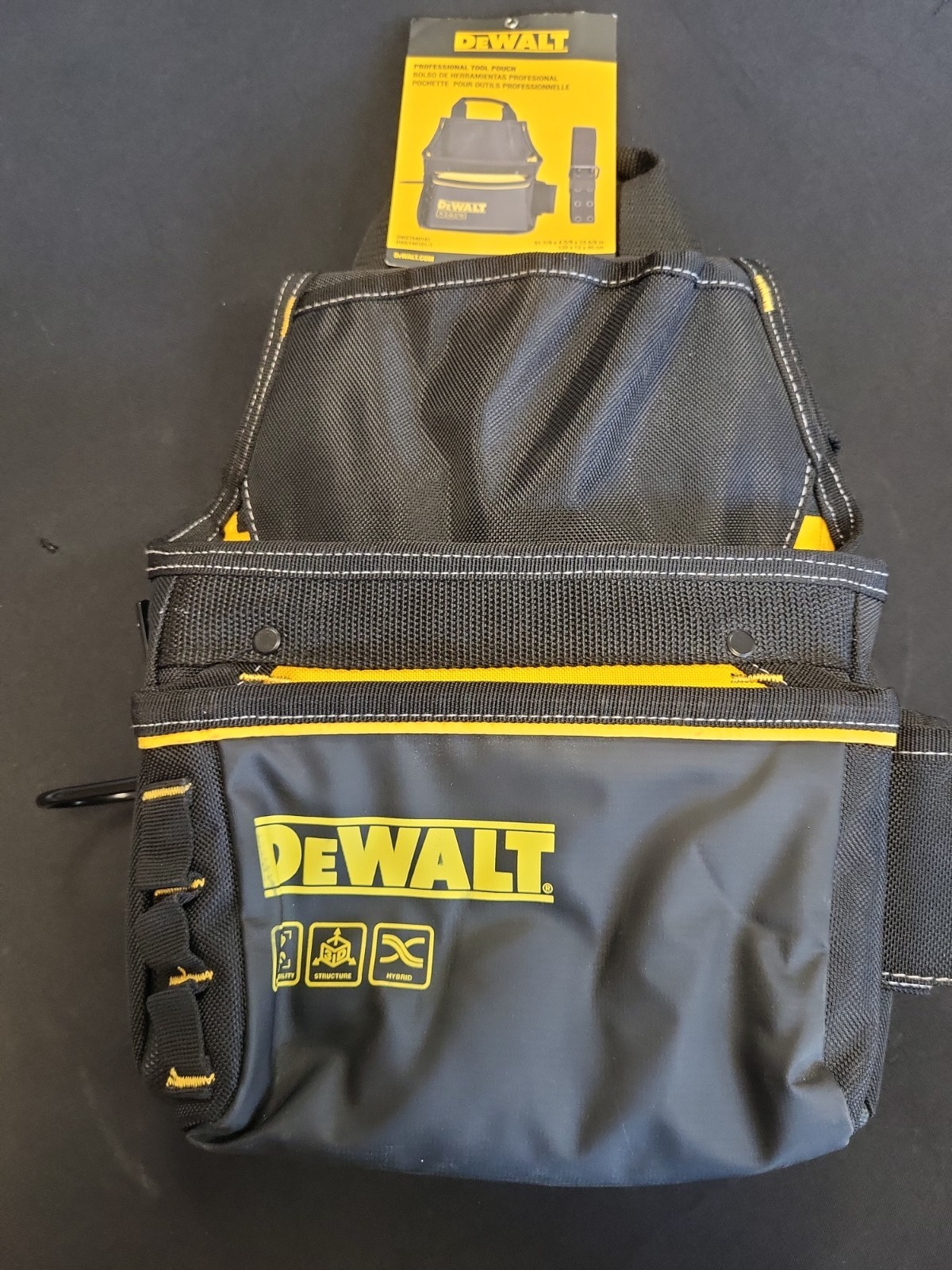 DEWALT Professional Tool Pouch 12 Pockets W/Belt DWST540101