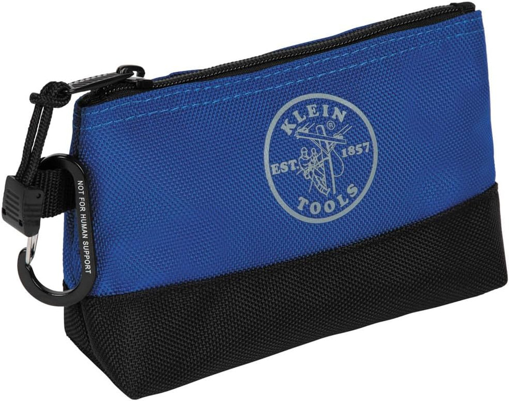 80183 Zipper Tool Bag Set, (5) Stand-Up Water-Resistant 1680D Pouches with Carab