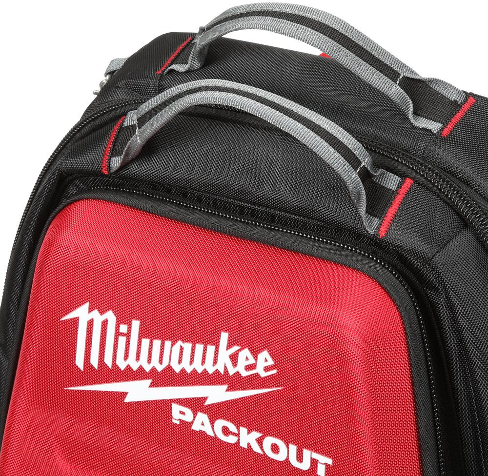 Milwaukee Backpack 15 in. PACKOUT 48 Pockets Molded Base Tool Organization Pack