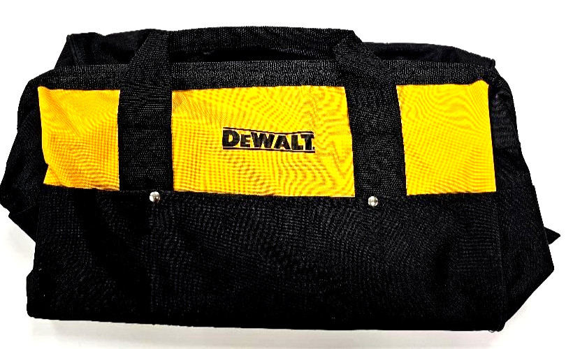 Dewalt Large Tool Bag / Case 18″ x 12″ x 11″ Canvas For 20V Drill, Battery, Saw