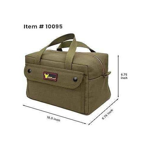 G & F Heavy Duty Mechanics Tool Bag Olive Green 11 x 7 x 6