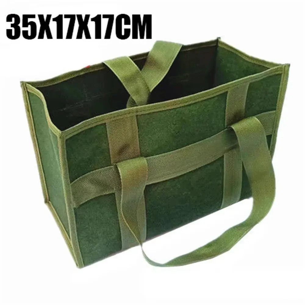 High Strength Handheld Tool Bag Portable Canvas Garden Storage Bag Lightweight D