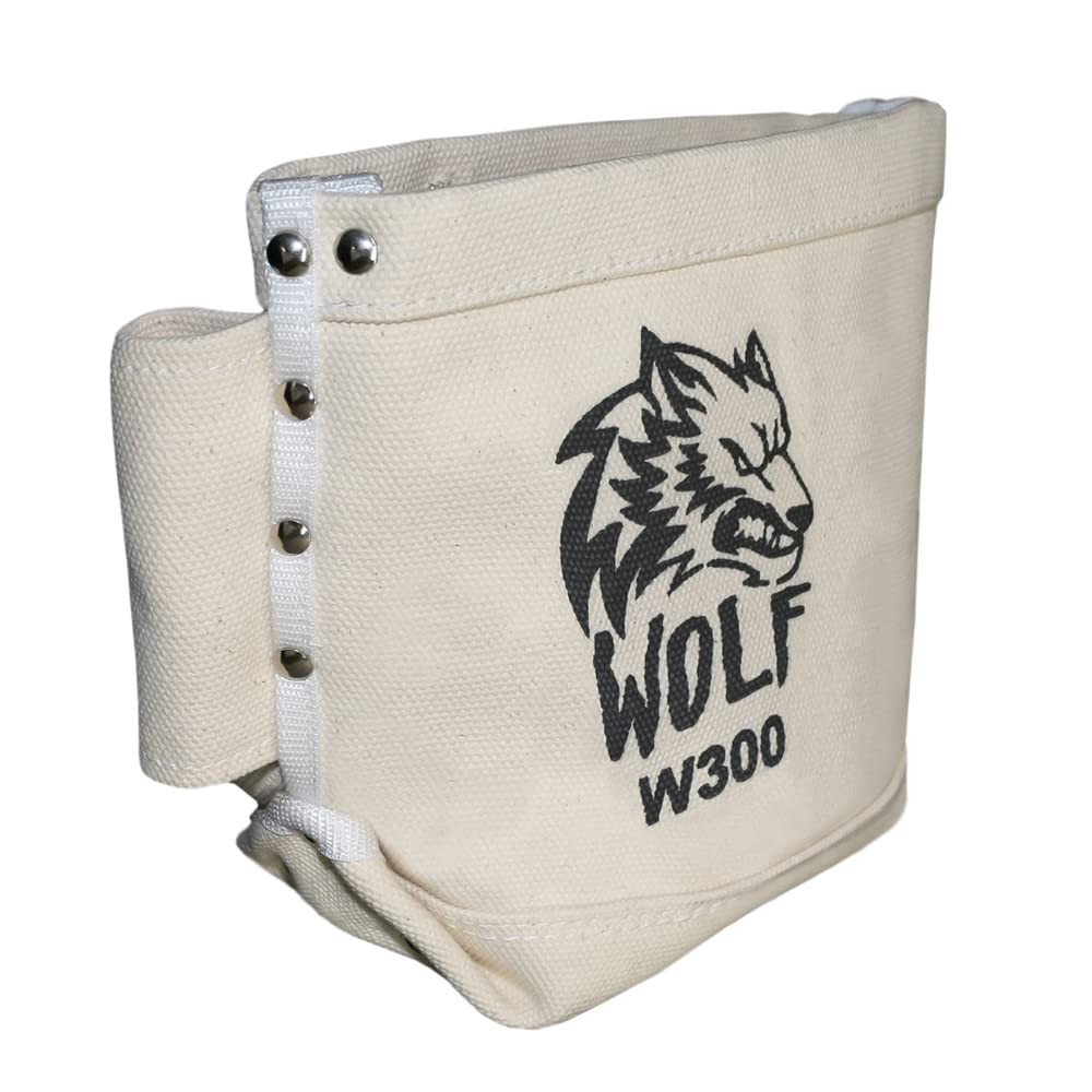 Wolf Canvas Tool Pouch Tunnel Belt Loop Bull Pin Tote