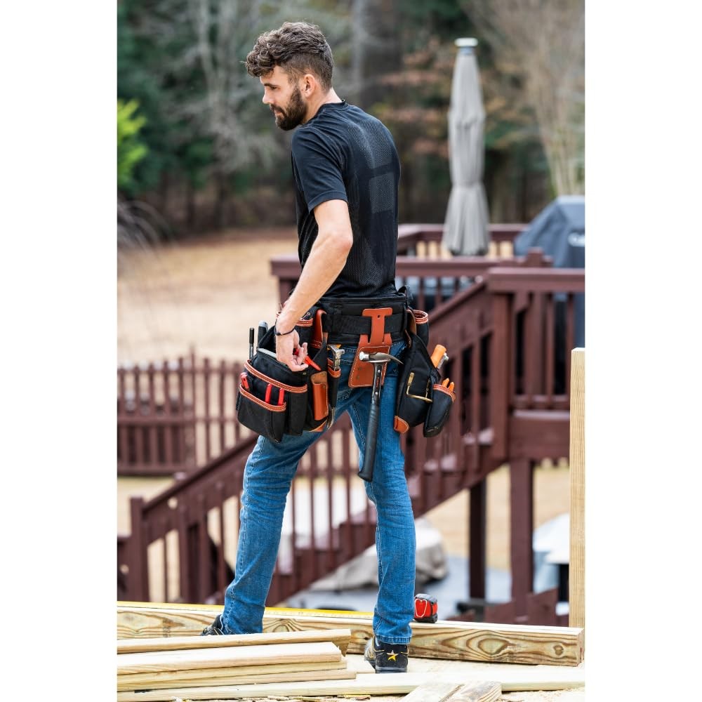 CLC Custom LeatherCraft 51452 4 Piece Of The Line Pro Framer’s Tool Belt