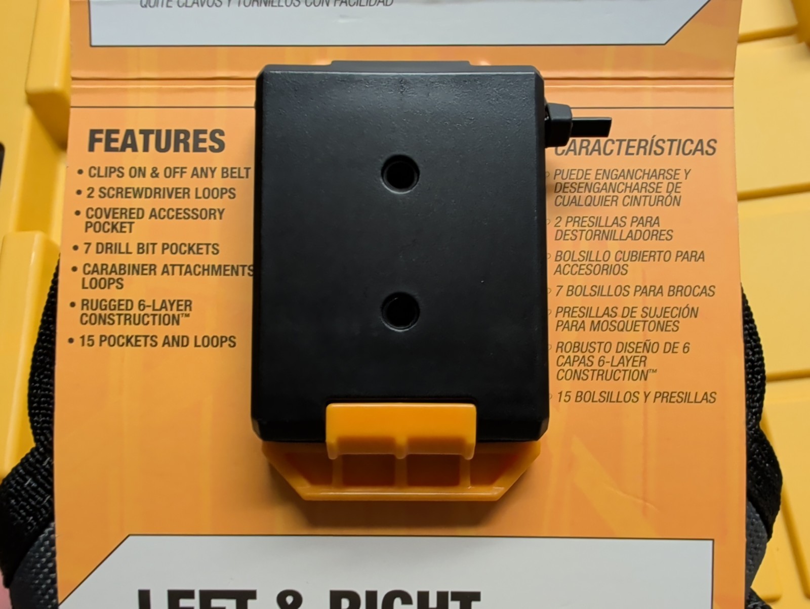 ToughBuilt TB-CT-20-LX Drill Holster Tool Pouch Belt Cliptech 15 Pockets & Loops