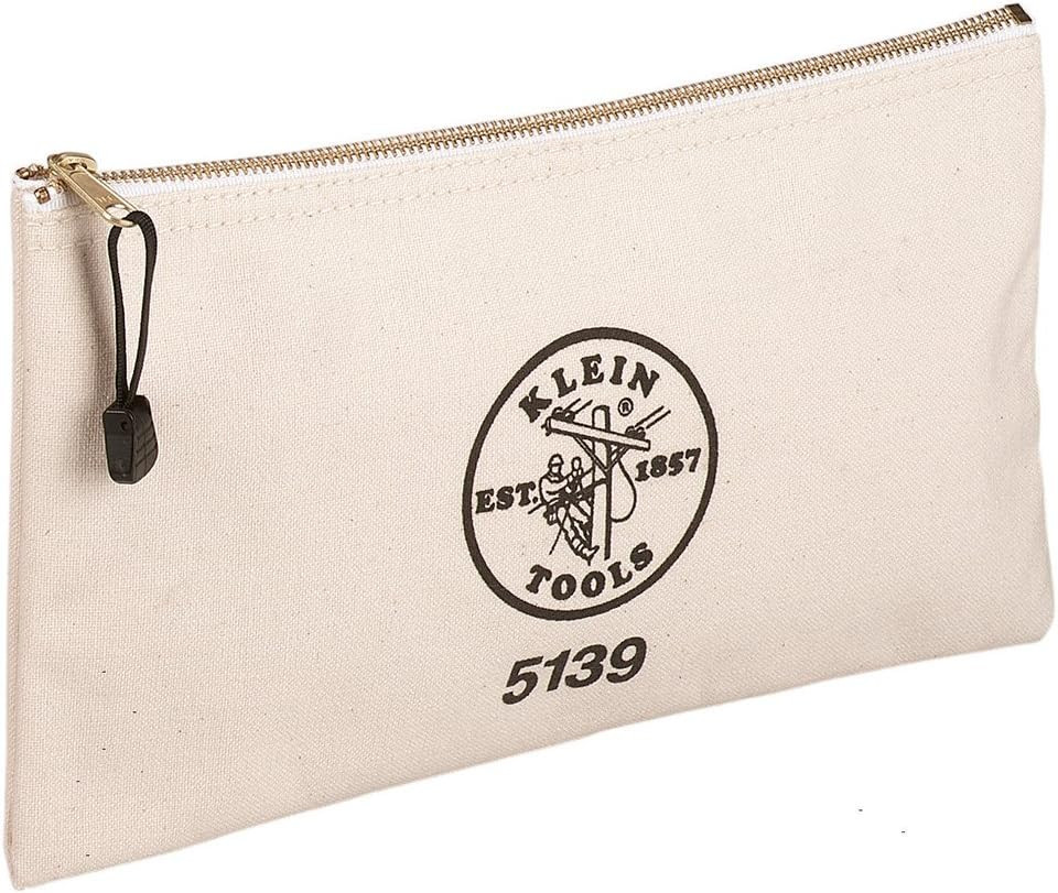Versatile 4-Pack Canvas Tool Pouches in Red, Gray, Black & Brown – 12.5×7-Inch
