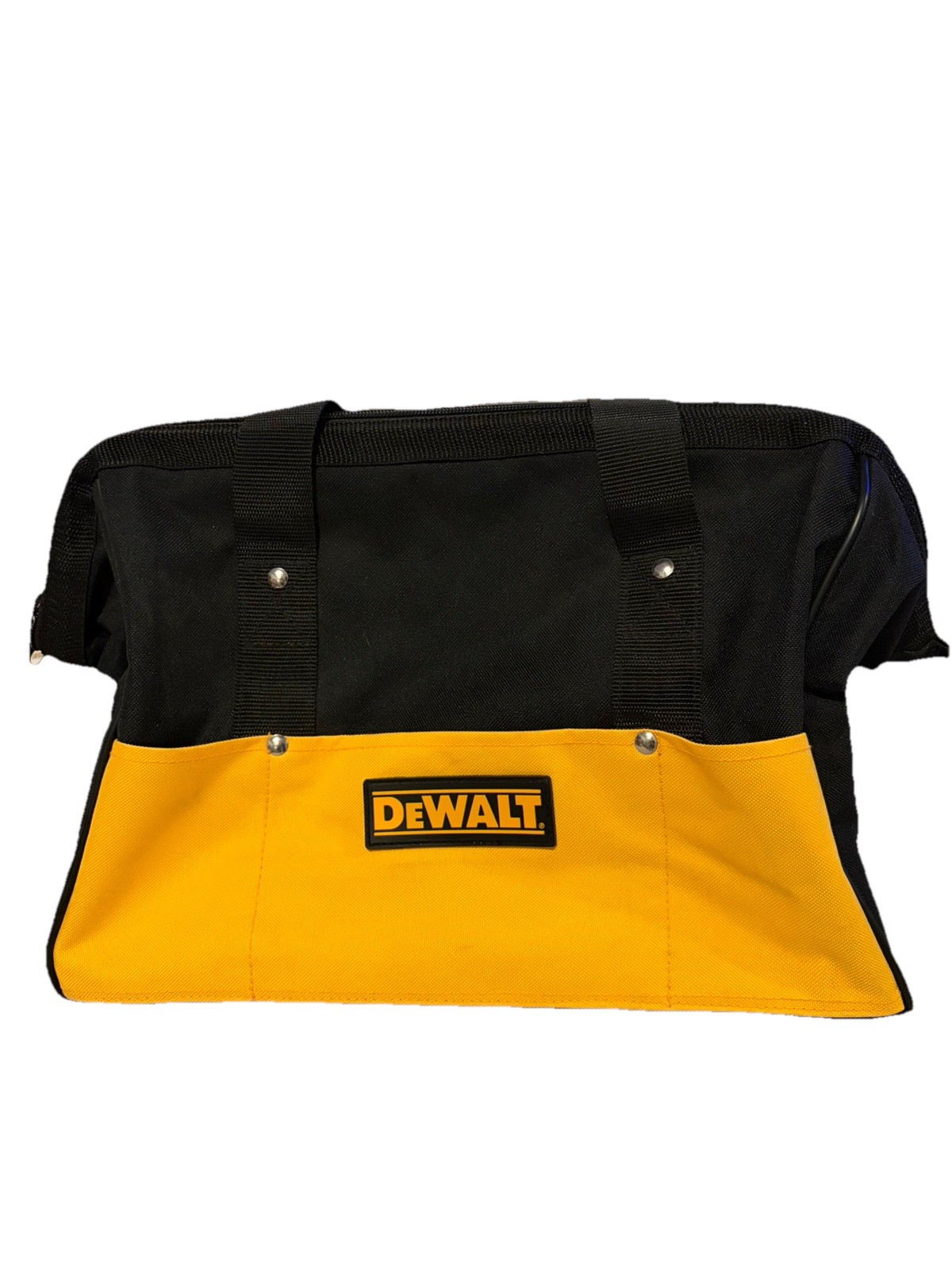 DeWALT 13” Heavy Duty Contractor Tool Bag w/Support Skids EUC Used Twice!
