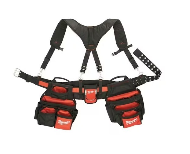 Milwaukee 48-22-8120 Contractor Work Belt w/ Suspension Rig -EXPRESS SHIP-