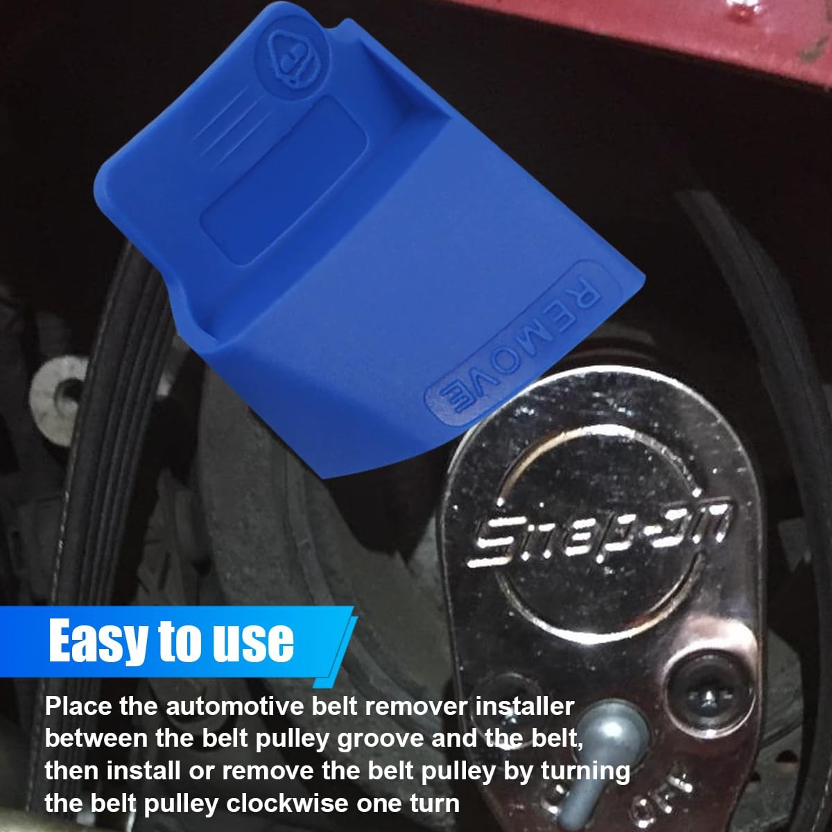 Auxiliary Pulley Belt Installer Tool Kit Stretch Belt Mate Kit Plastic Belt