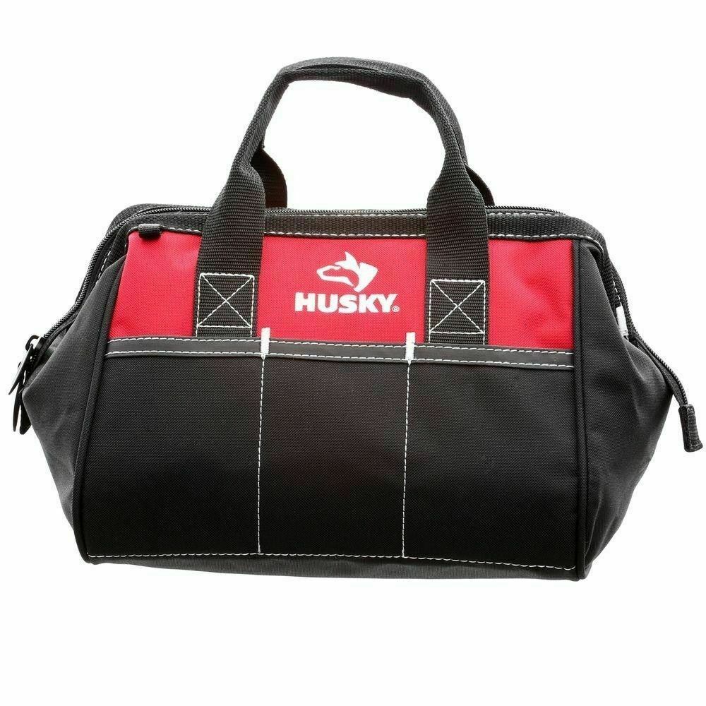 5X HUSKY 12 Inch Tool Bag Contractor’s Multi-Purpose Water-Resistant Tote