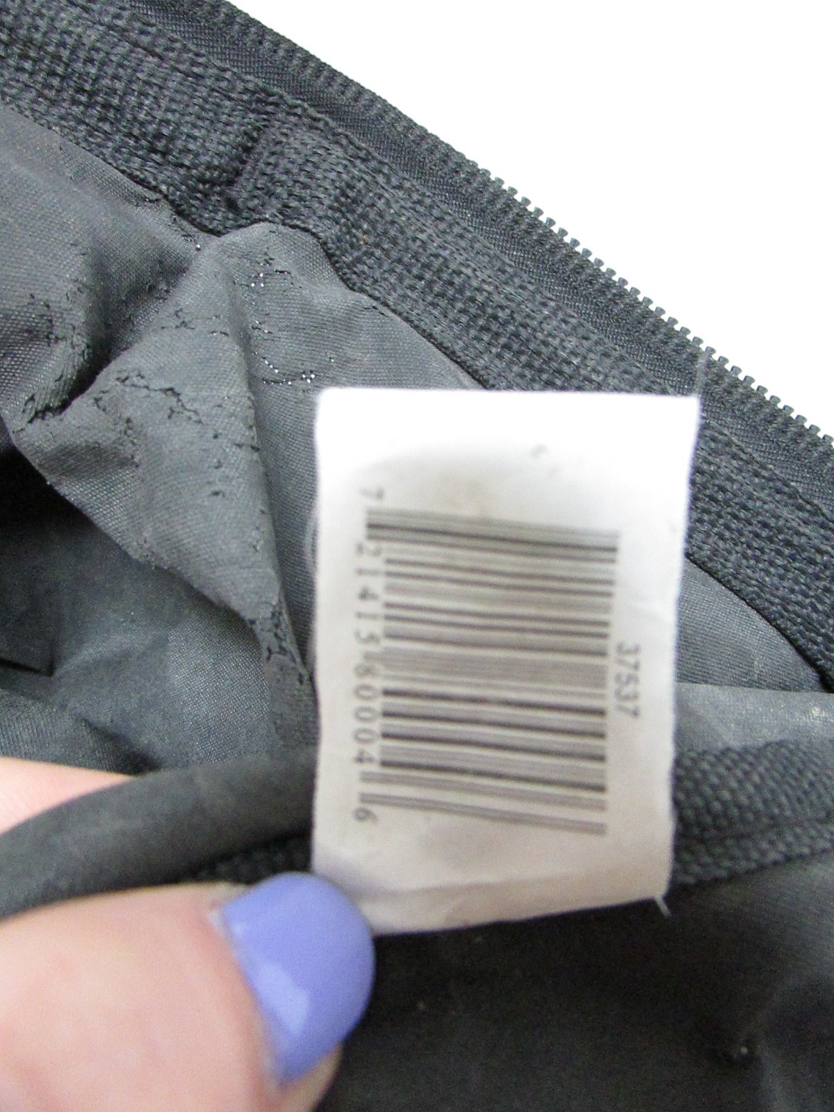 Craftsman Canvas Tool Bag Zipper Mesh Pockets 37537 Black Red Powertool Storage