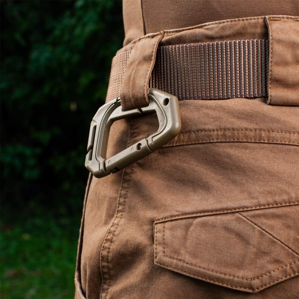 5-in-1 D-Type Carabiner Clip for Backpack & Molle Webbing – Climbing Gear